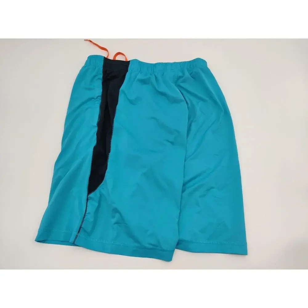 Under Armour Loose Athletic Shorts Mens‎ Size Medium Teal Performance Drawstring